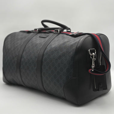 Carry On Large Duffle Bag Gg Supreme - Black