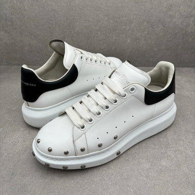 Oversized Studded White Black