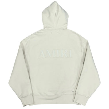 Embroidered Logo Hoodie Beige
