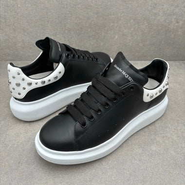 Studded Oversized Black White