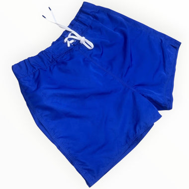 Monogram Print Board Shorts France Blue