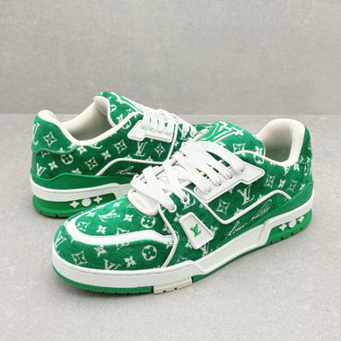 Monogram Trainer Sneaker Green