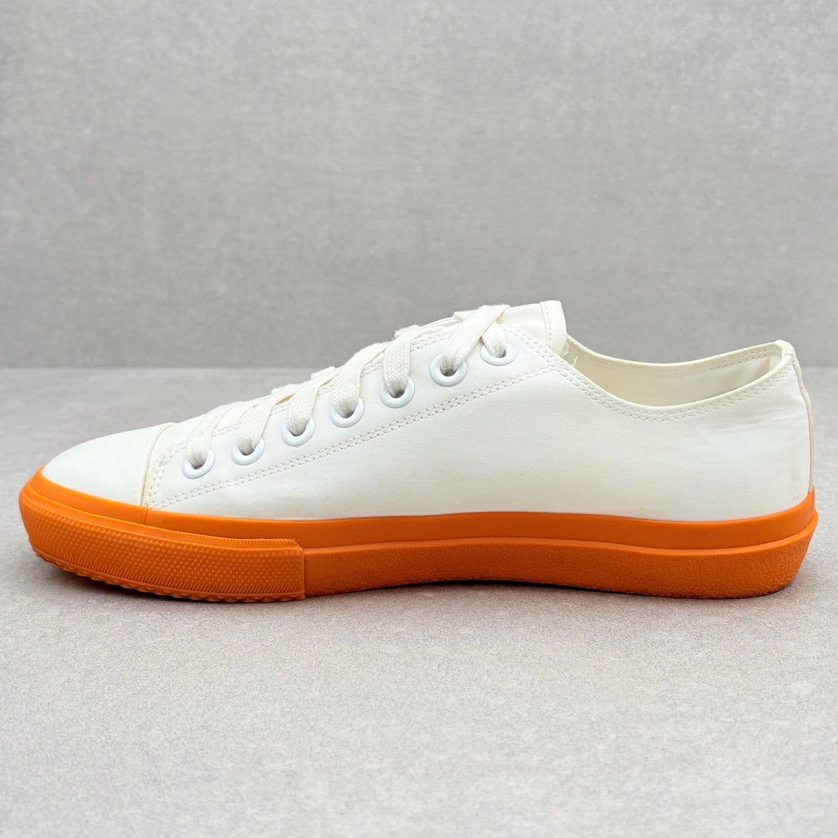 Low Sneaker Orange White — photo 4