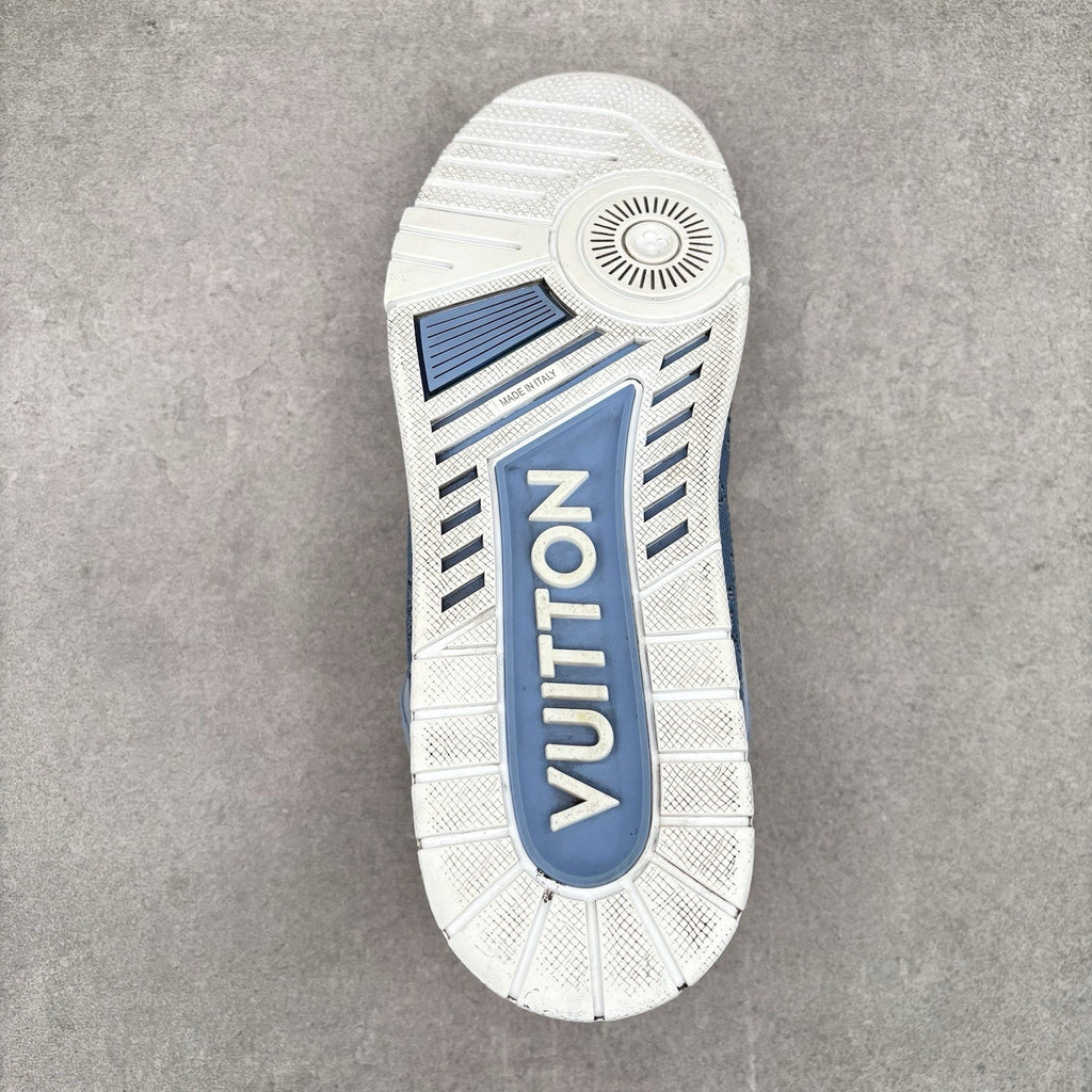 Louis Vuitton Strap Trainer ' Sky Blue ' | Size 10 LV (11-11.5 US)