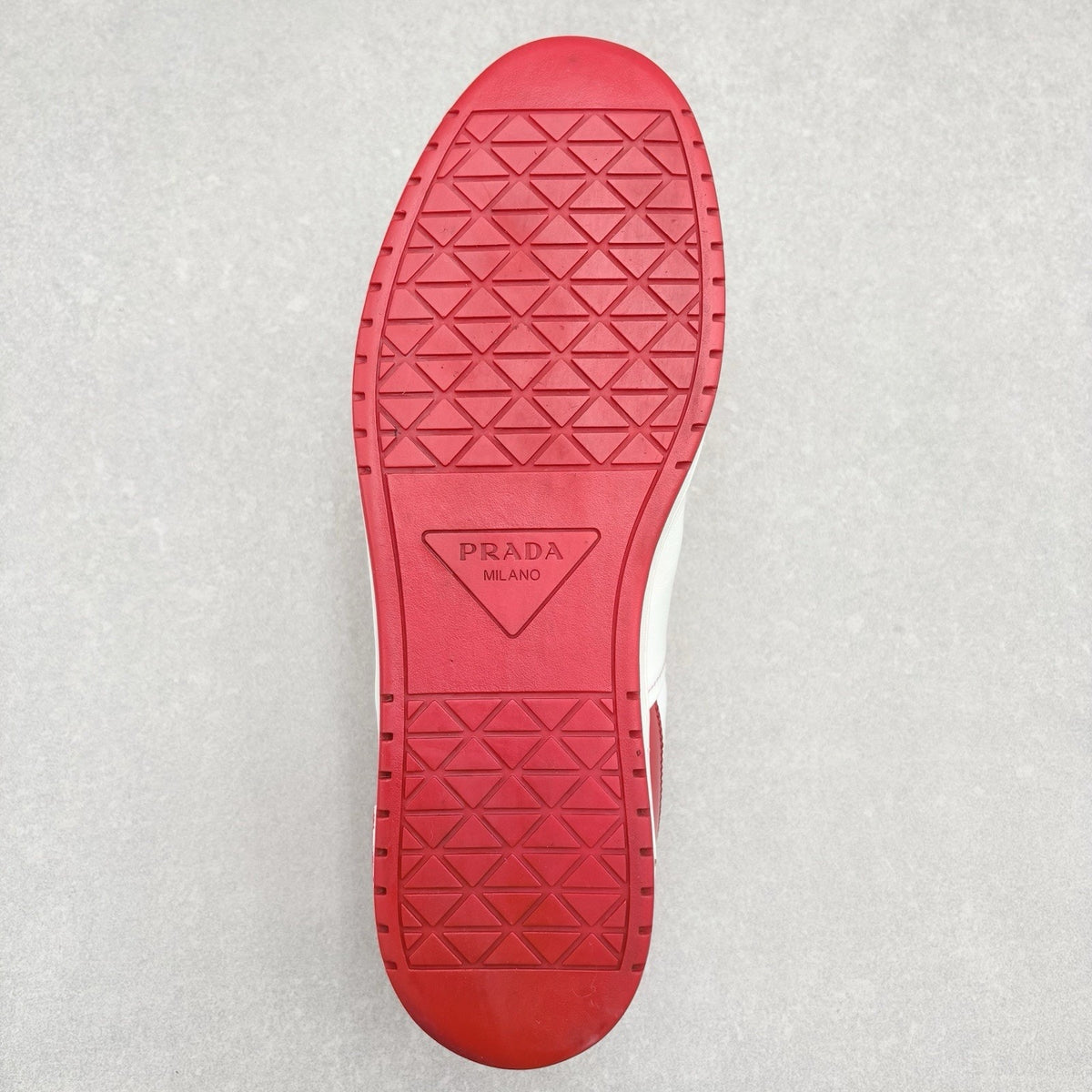Downtown Leather Sneakers White Lacquer Red — photo 7