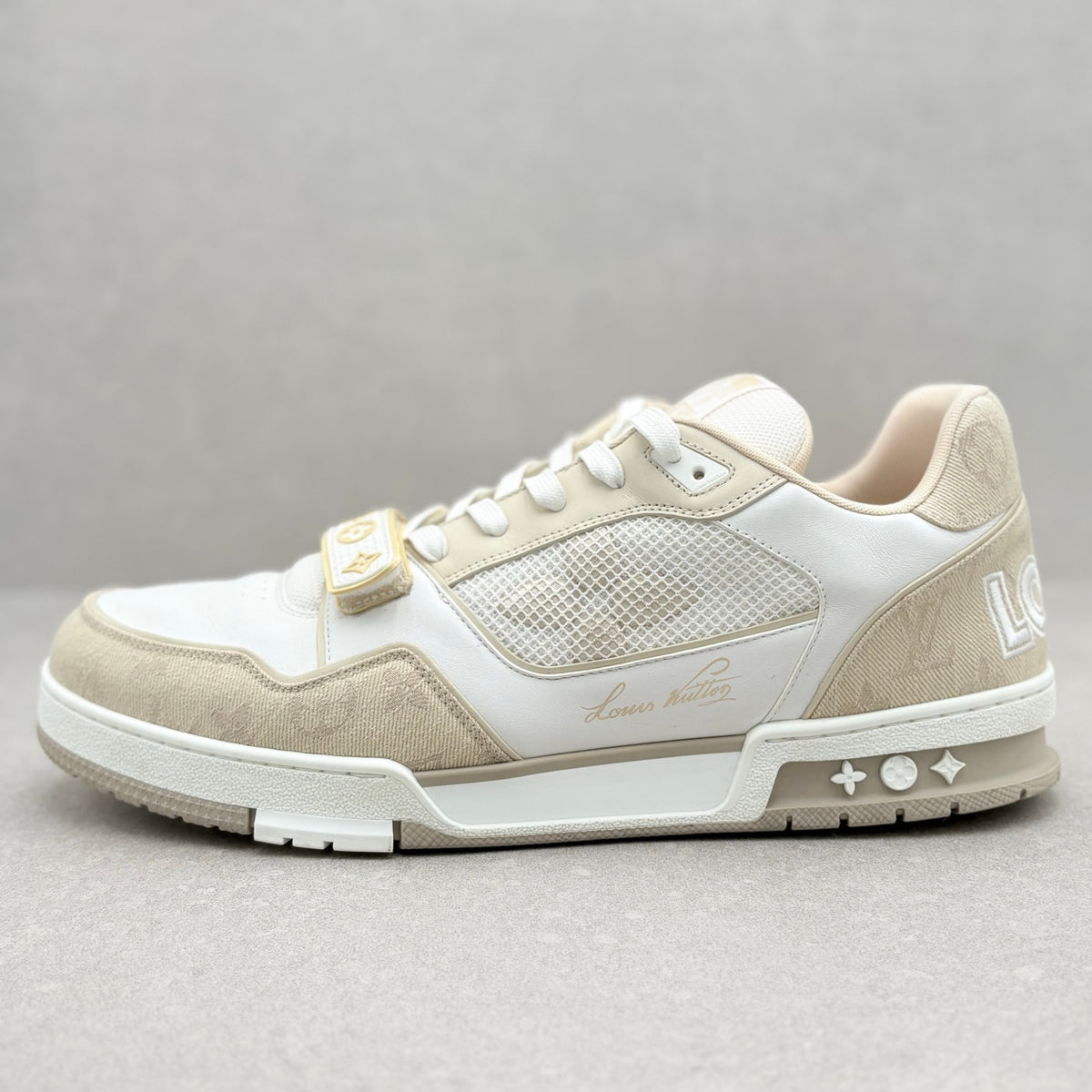 Trainer Strap Denim Biege — photo 8