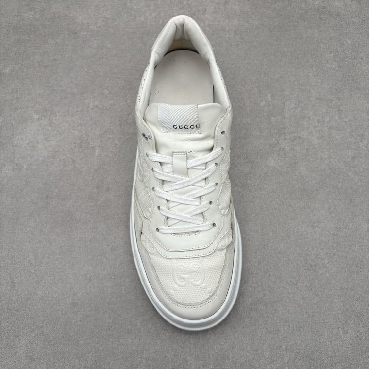 GG Embossed White Leather — photo 5