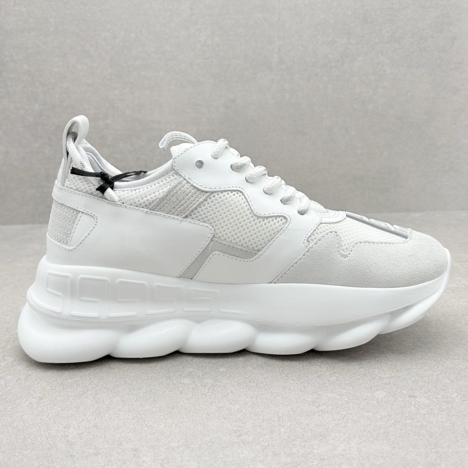 Versace Chain Reaction Sneakers ' White ' | Size 41.5 (8.5 US)