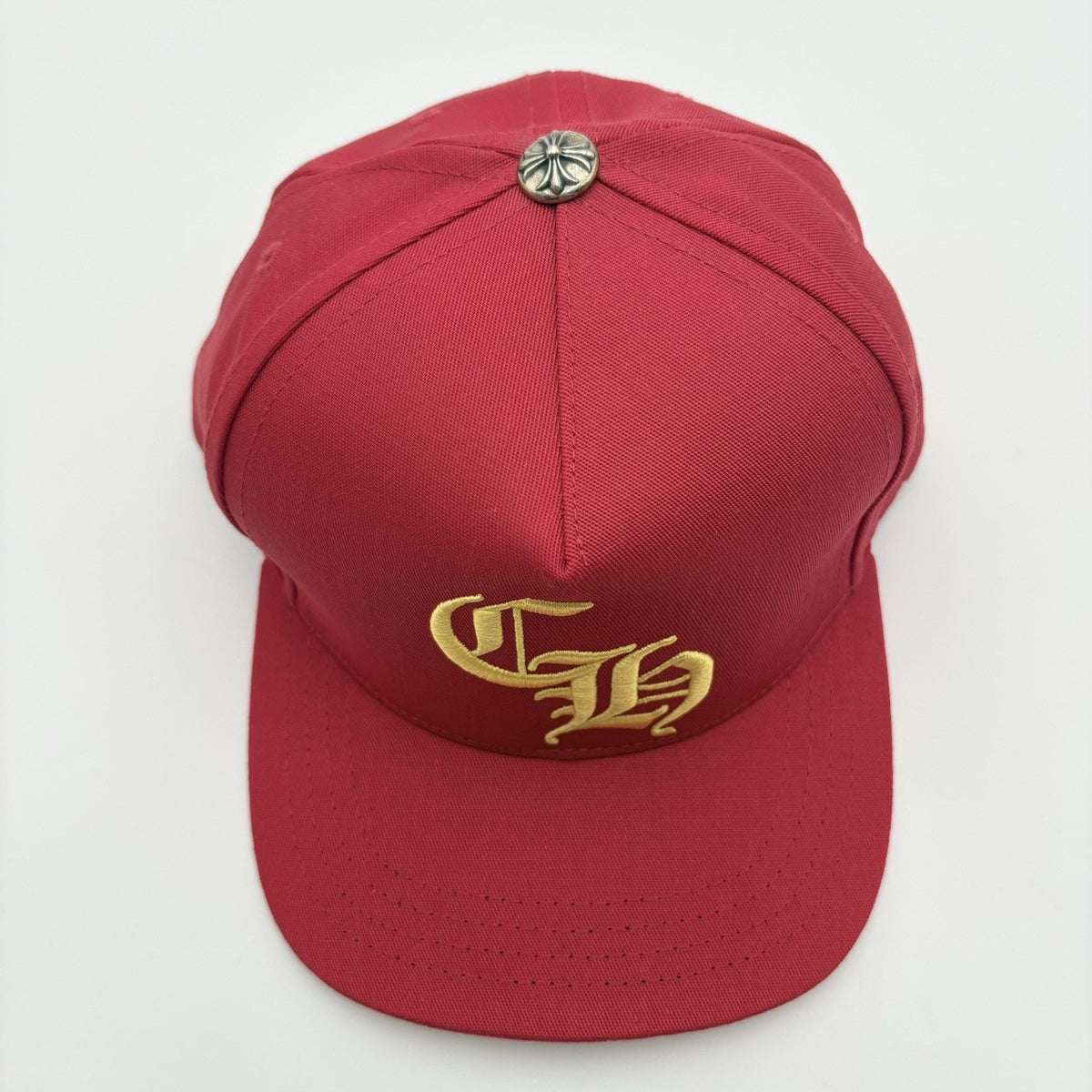 CH Silver Button Hat Red Yellow — photo 4