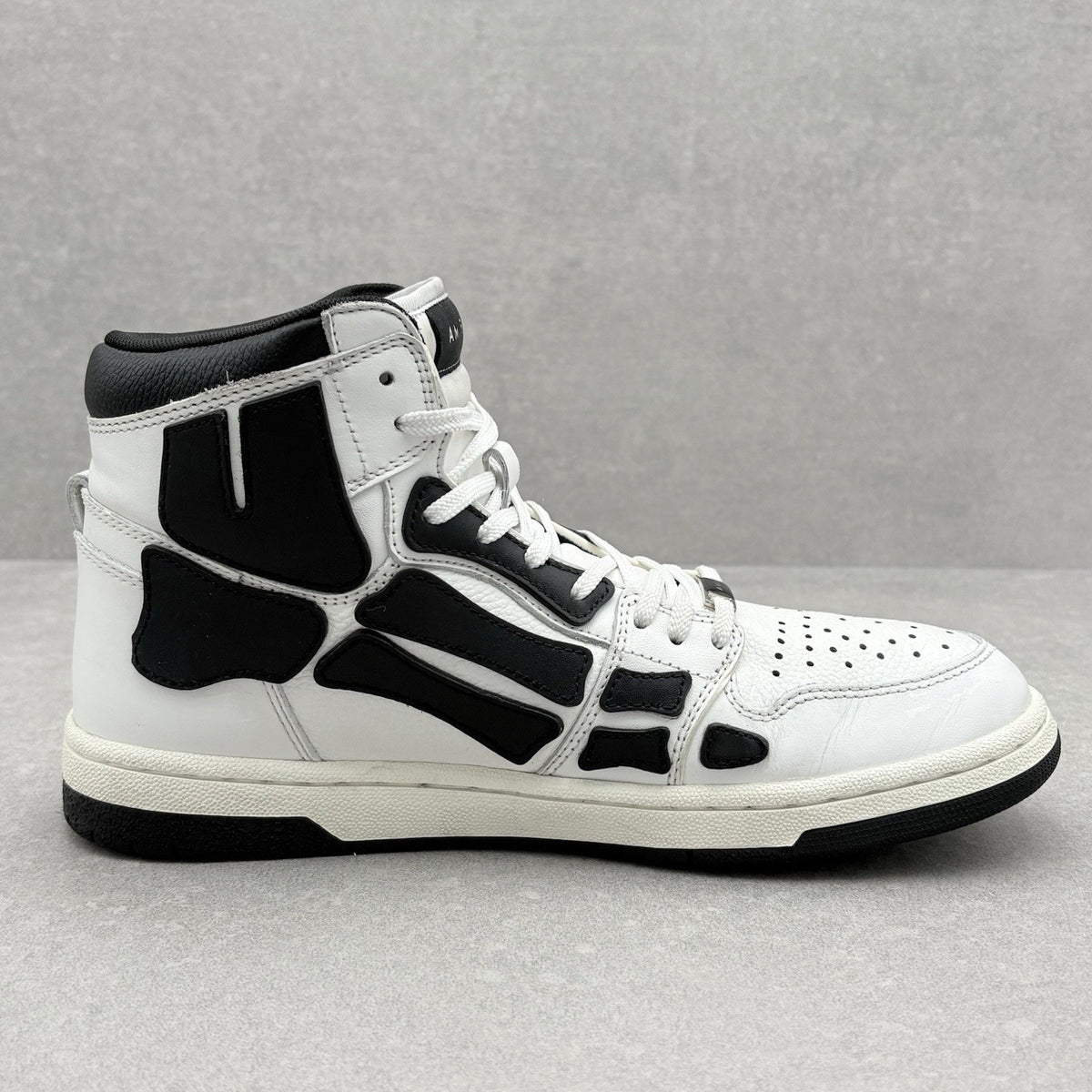 Skel High Top Sneakers White Black — photo 10