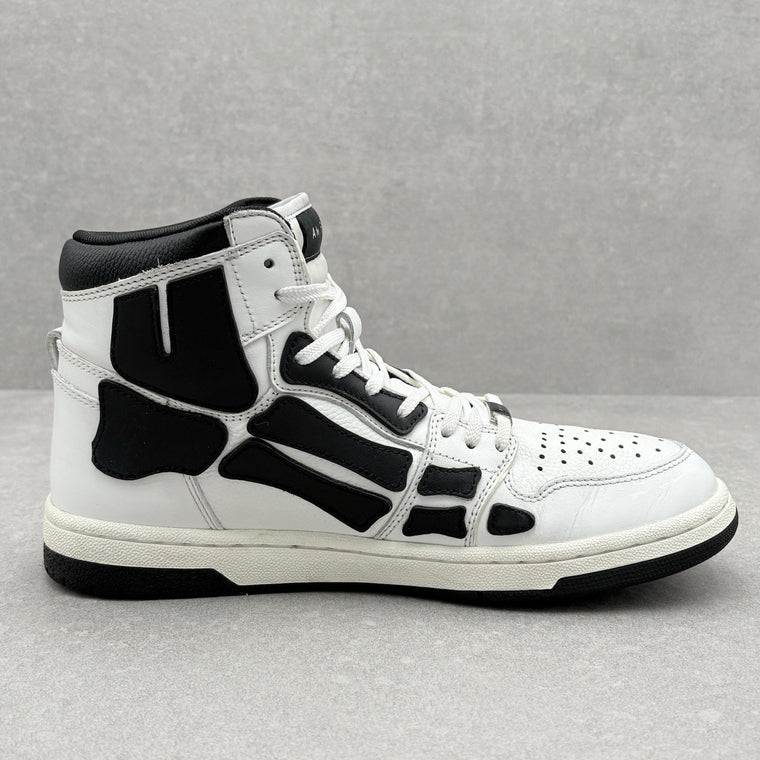 Skel High Top Sneakers White Black — photo 10