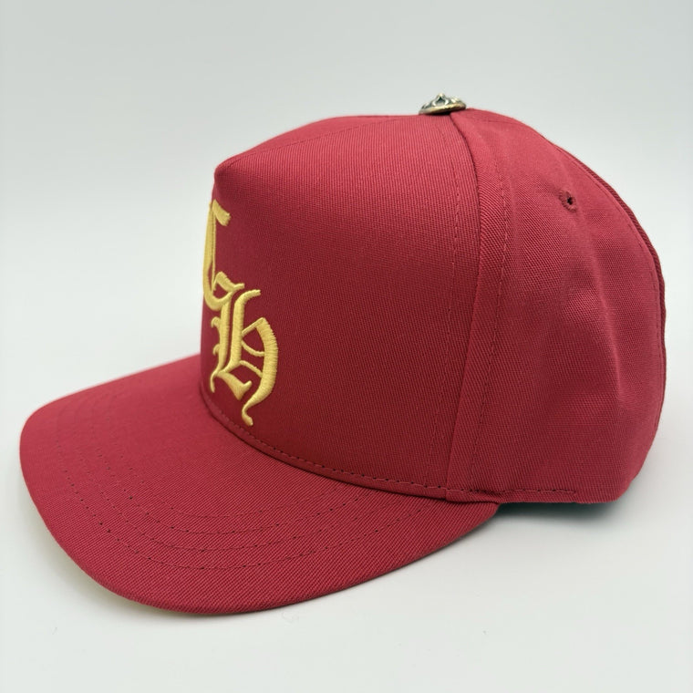 CH Silver Button Hat Red Yellow — photo 3