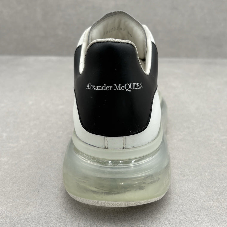 Oversized Sneaker Clear Sole White Black — photo 3
