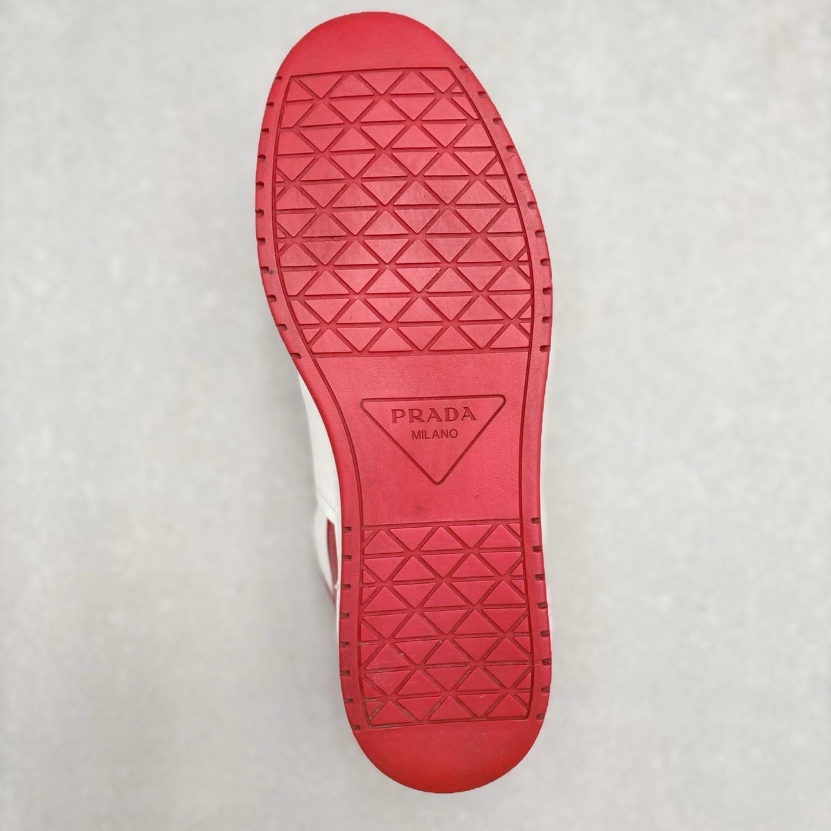 Downtown Leather Sneakers White Lacquer Red — photo 13