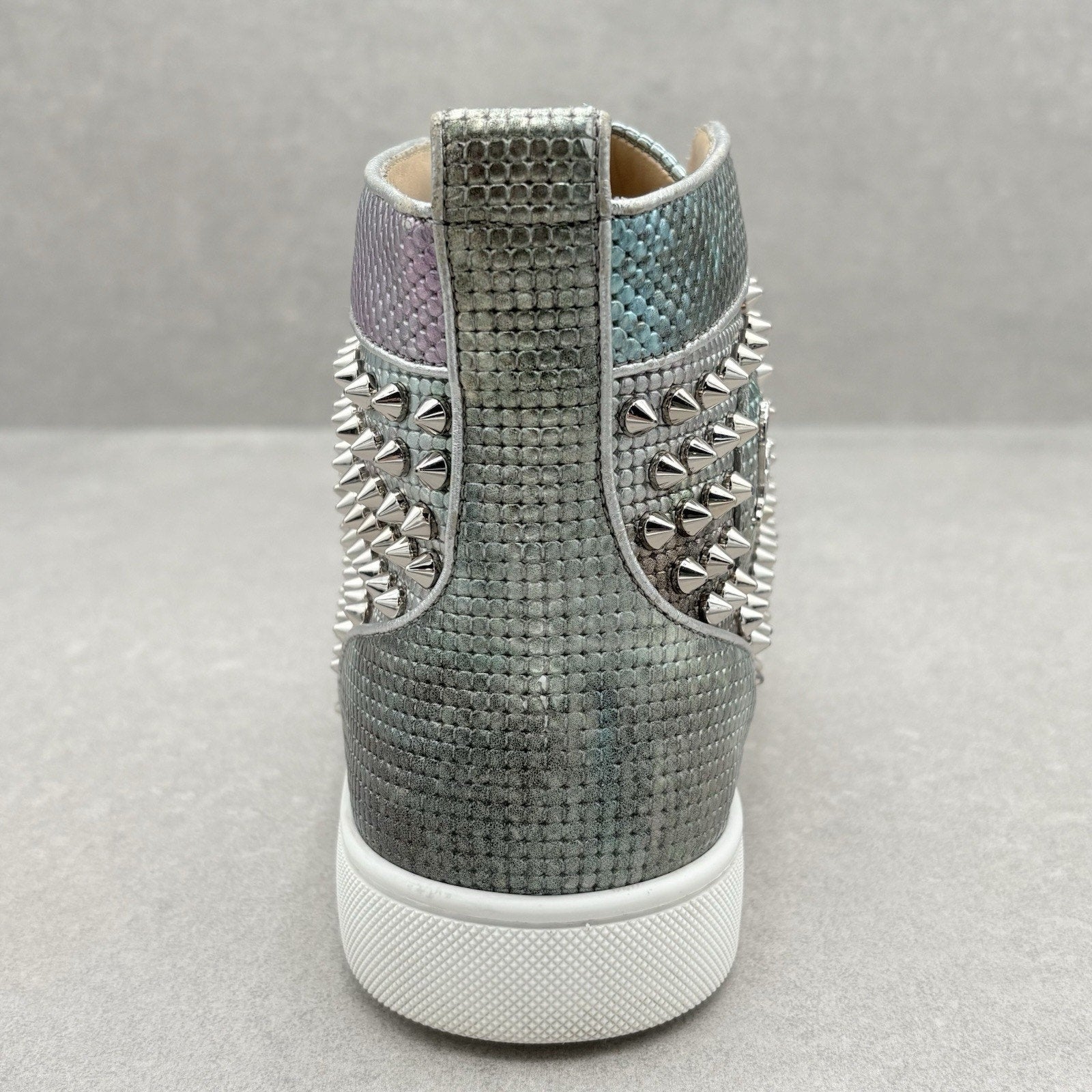Christian Louboutin Spikes ' Multi Silver ' | Size 41 (8 US)