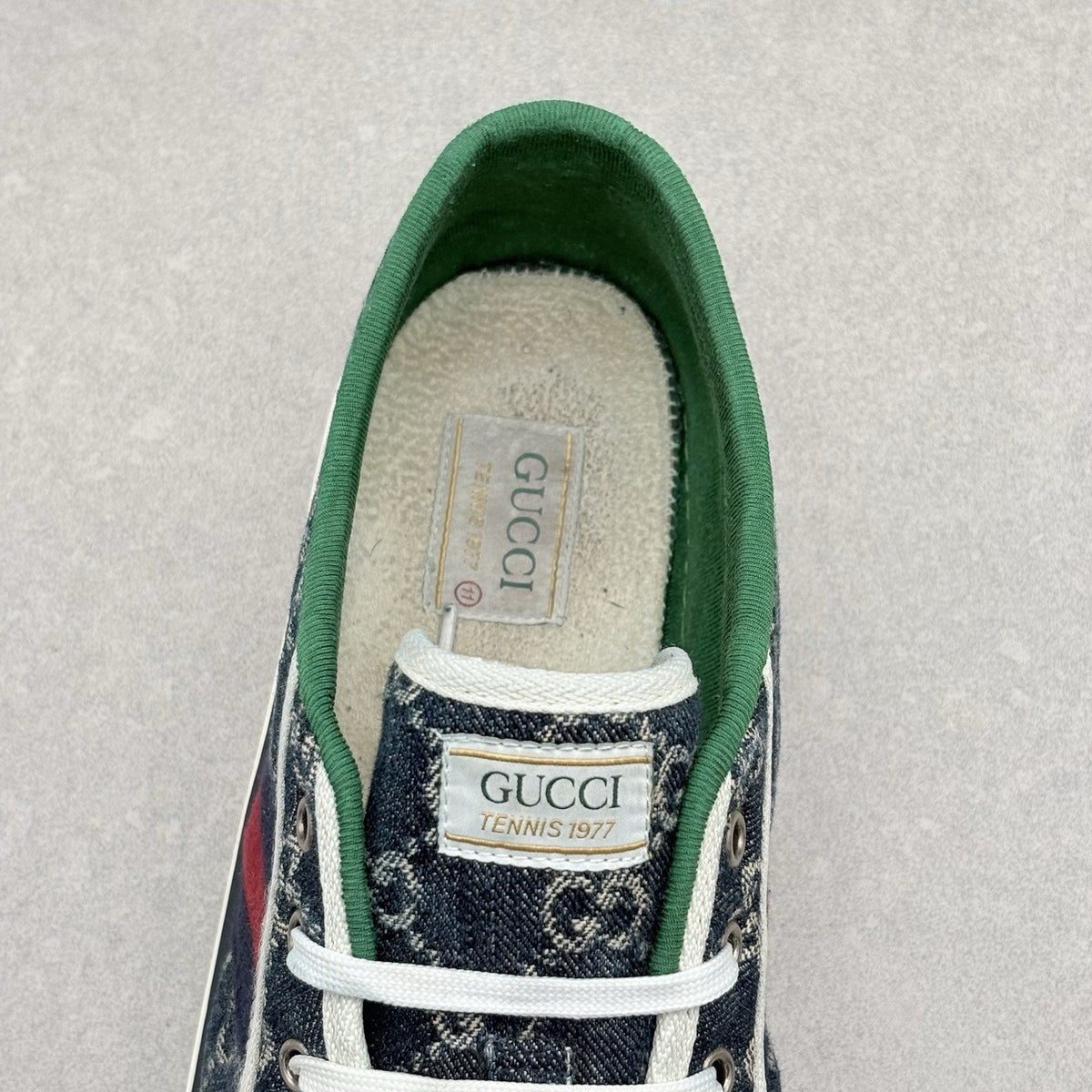 Tennis 1977 Denim GG Print Sneaker — photo 6