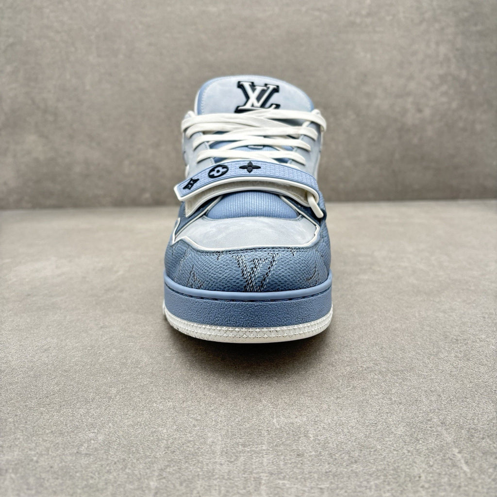 Louis Vuitton Strap Trainer ' Sky Blue ' | Size 10 LV (11-11.5 US)