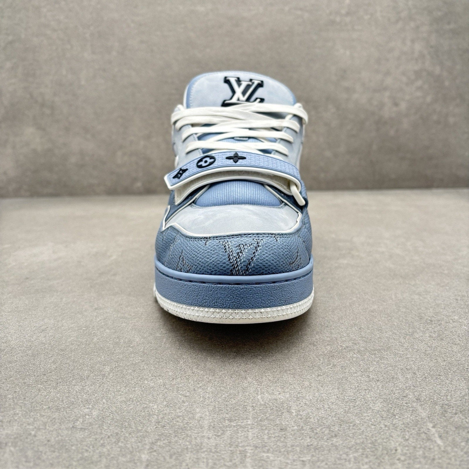 Louis Vuitton Strap Trainer ' Sky Blue ' | Size 10 LV (11-11.5 US)