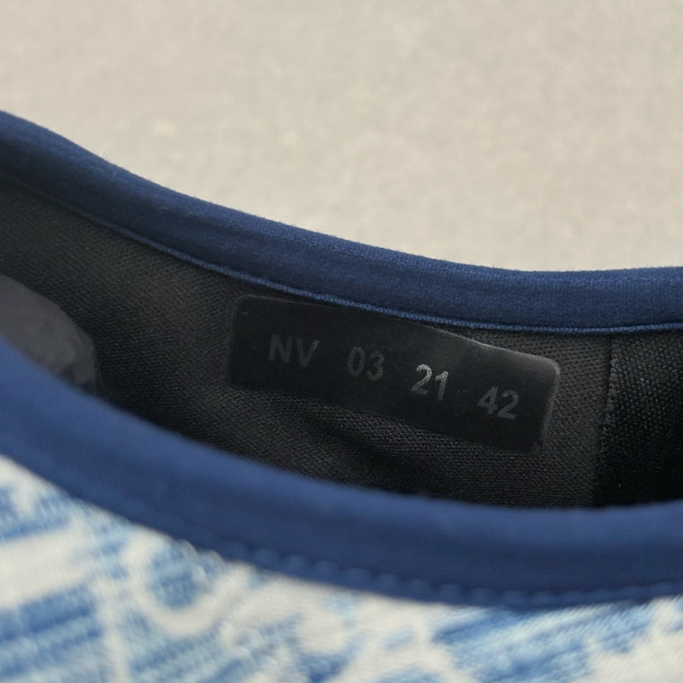 WORN ONCE! Dior Oblique Quilted Snow Puffer Slipper Blue — photo 13