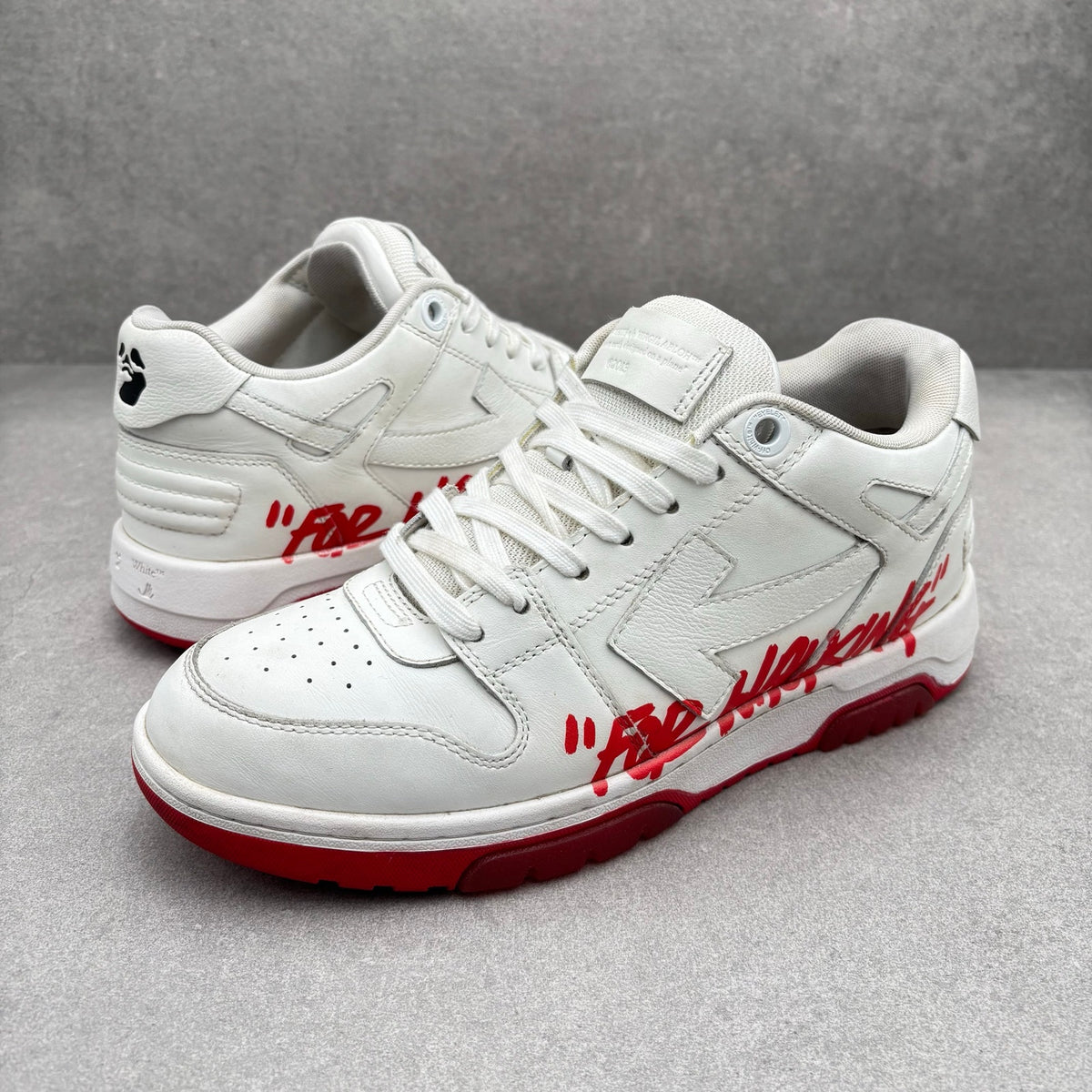 Out of Office “For Walking” White Red