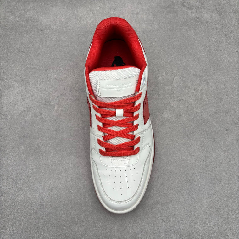 Off White Out of Office Patent Leather White Red — photo 11