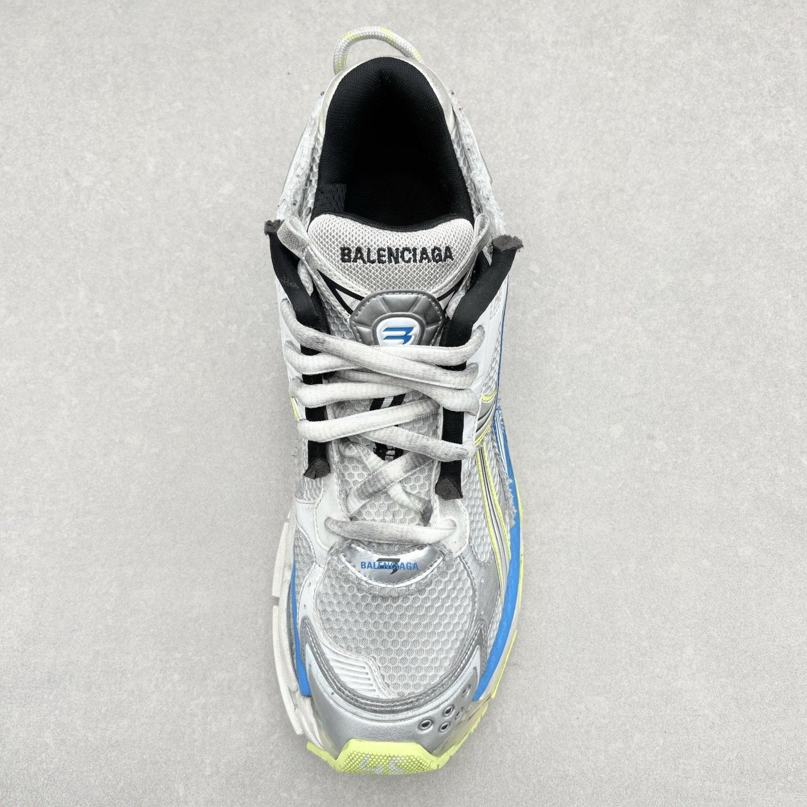 Balenciaga Runner ' White Yellow Blue ' | Size 45 (12 US)