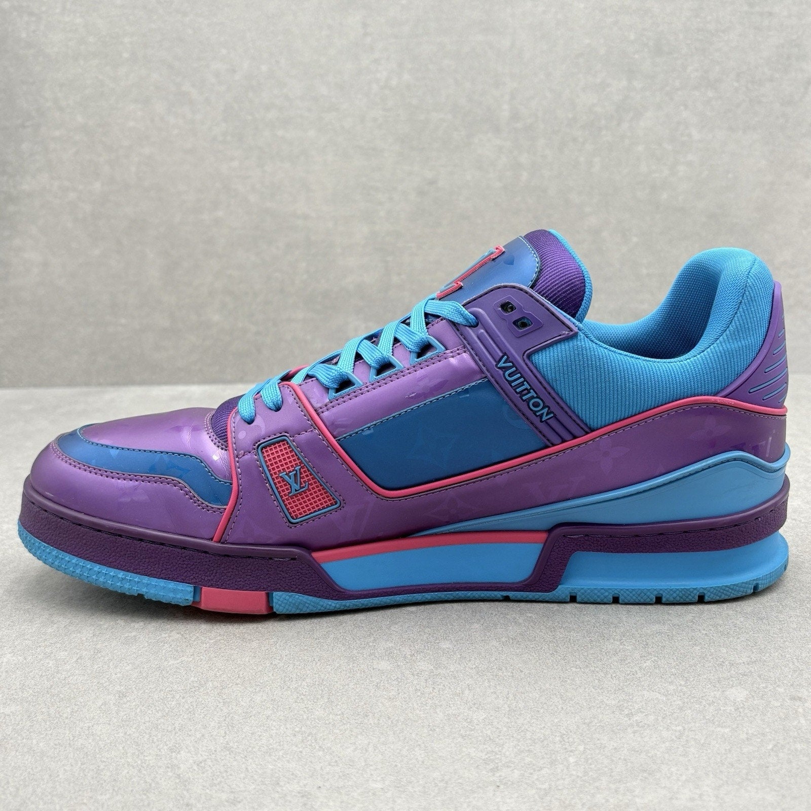 Louis Vuitton Trainer ' Purple Teal Metallic ' | Size 11 LV (12-12.5 US)
