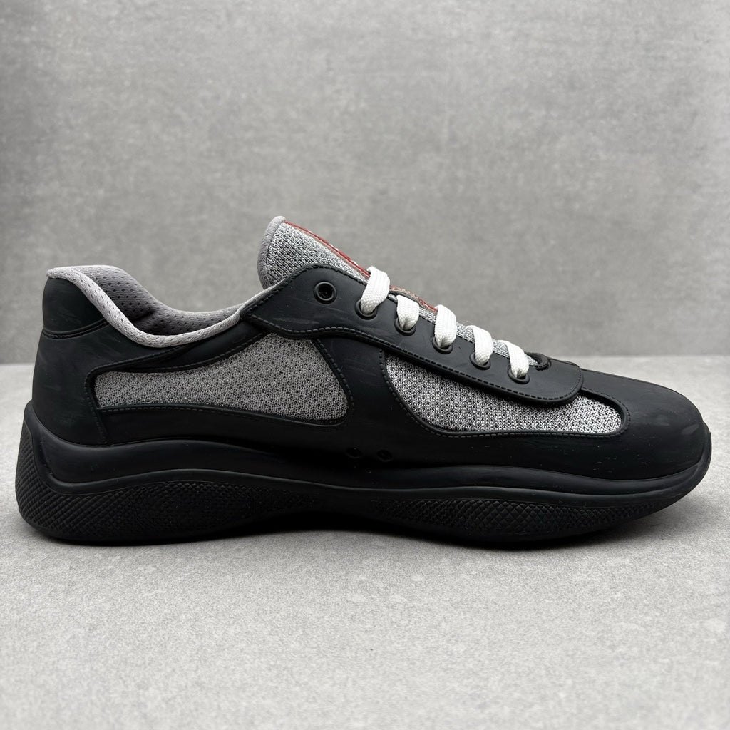 Prada America's Cup Rubber Sneakers ' Black ' | Size 43 (10 US)