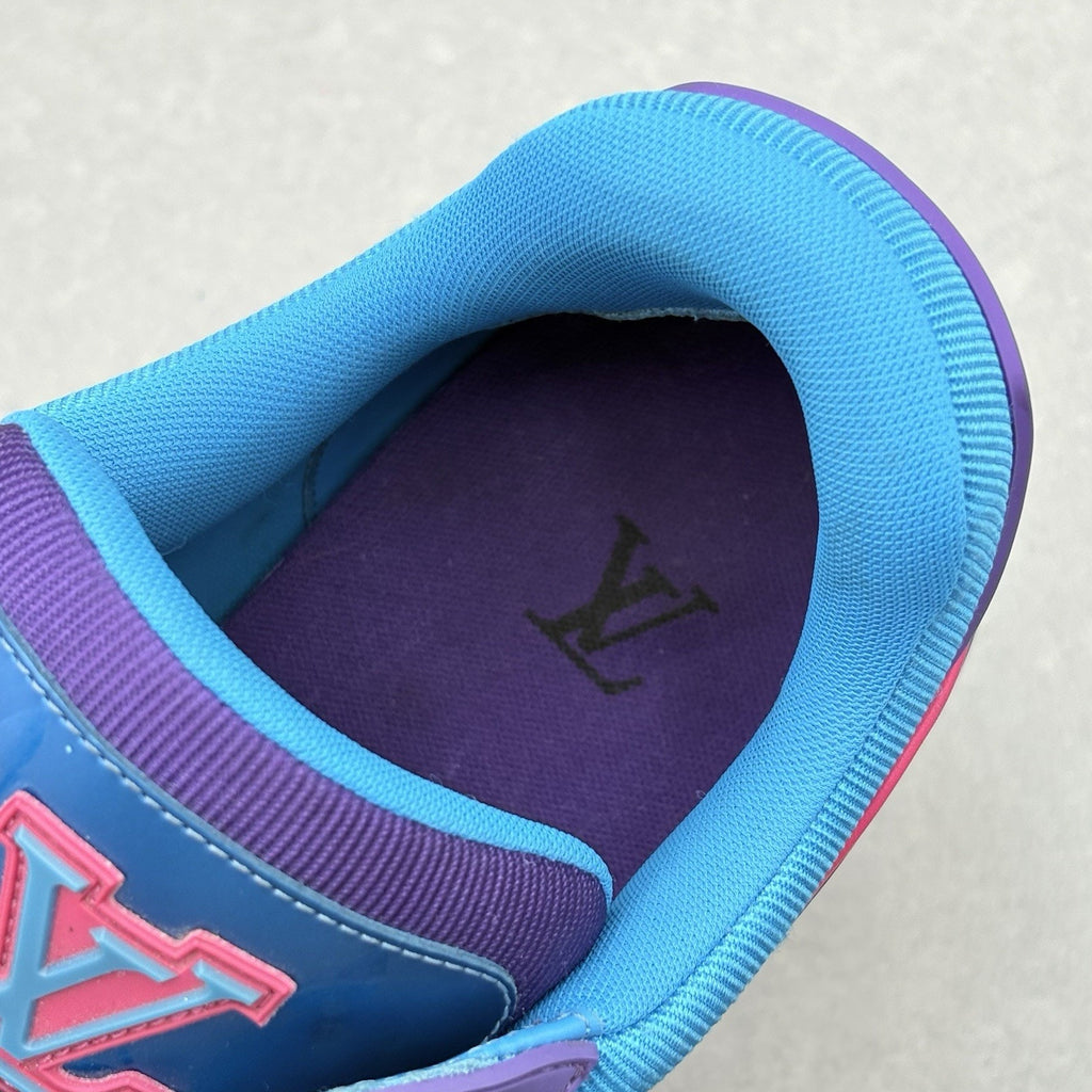 Louis Vuitton Trainer ' Purple Teal Metallic ' | Size 11 LV (12-12.5 US)