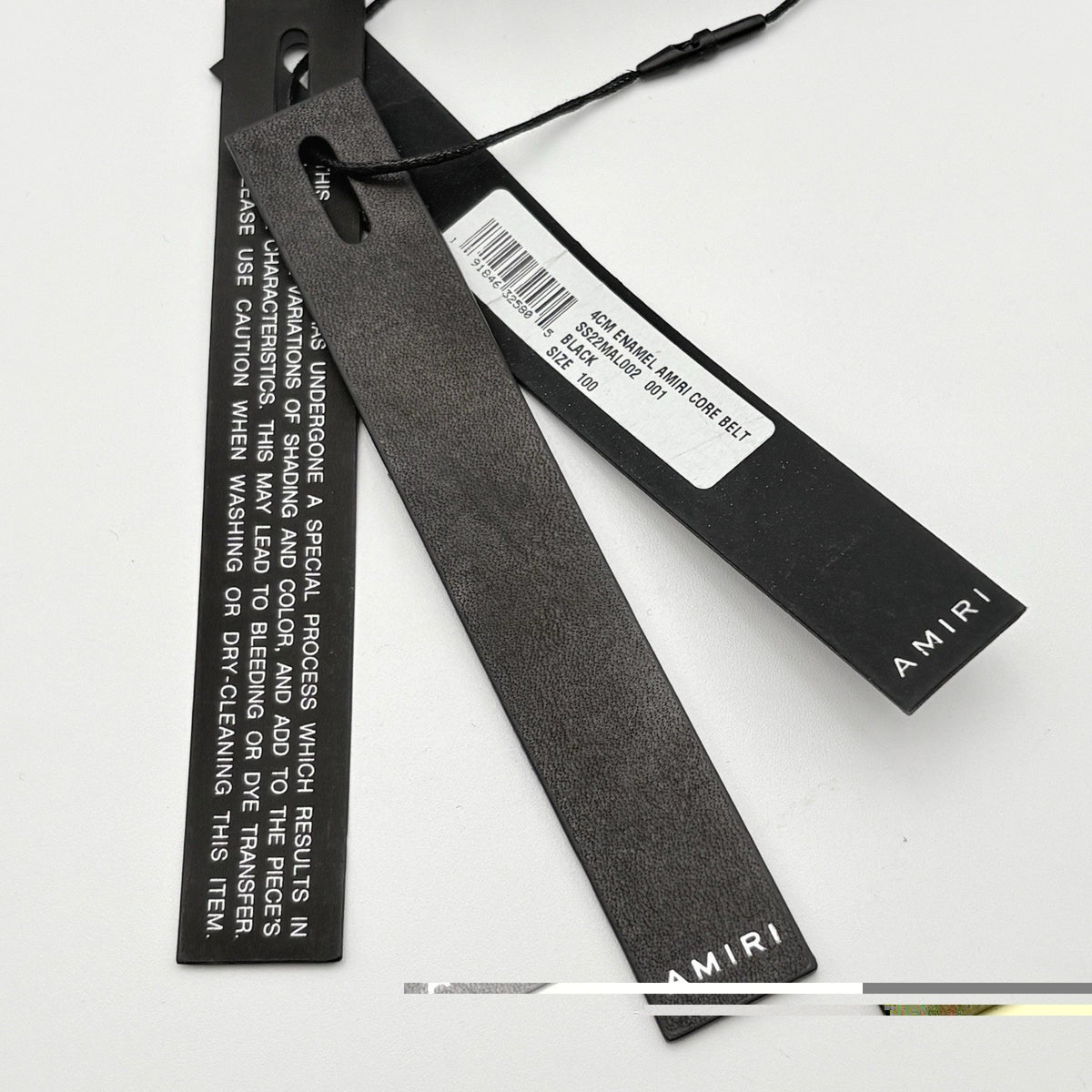 Core Logo Buckle Black/Black/Gold-Tone Belt — photo 13