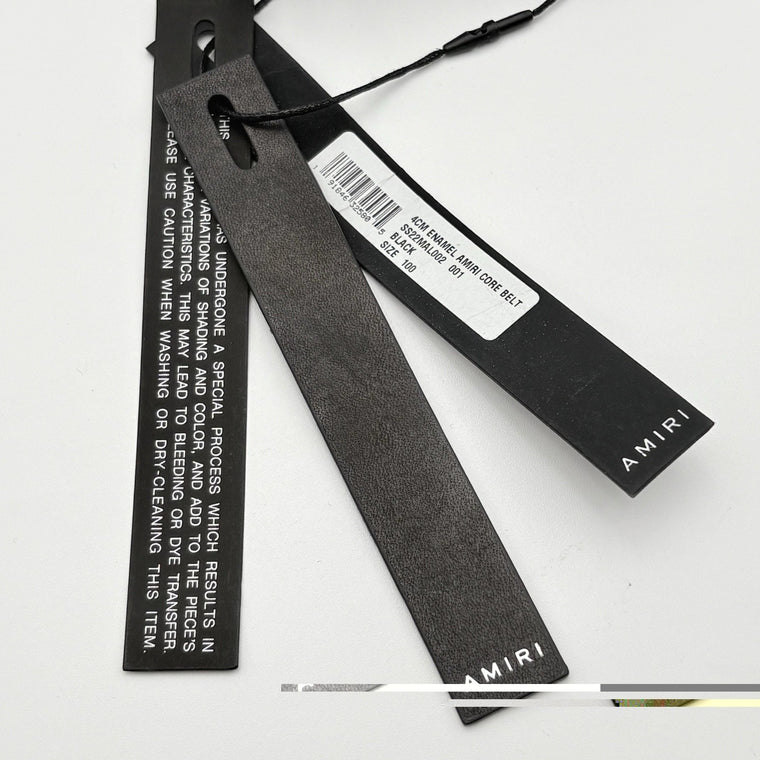 Core Logo Buckle Black/Black/Gold-Tone Belt — photo 13