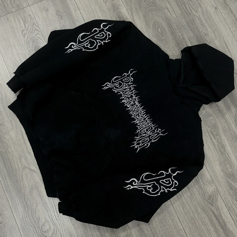 Darkwave Popover Hoodie Black — photo 10