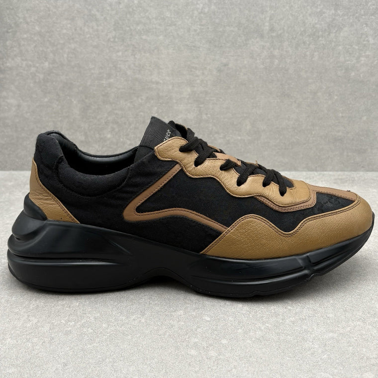 Rhyton Maxi GG Supreme Black Khaki Beige — photo 2