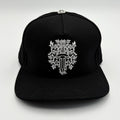 BRAND NEW! - Chrome Hearts Dagger Logo Denim Baseball Hat ' Black '
