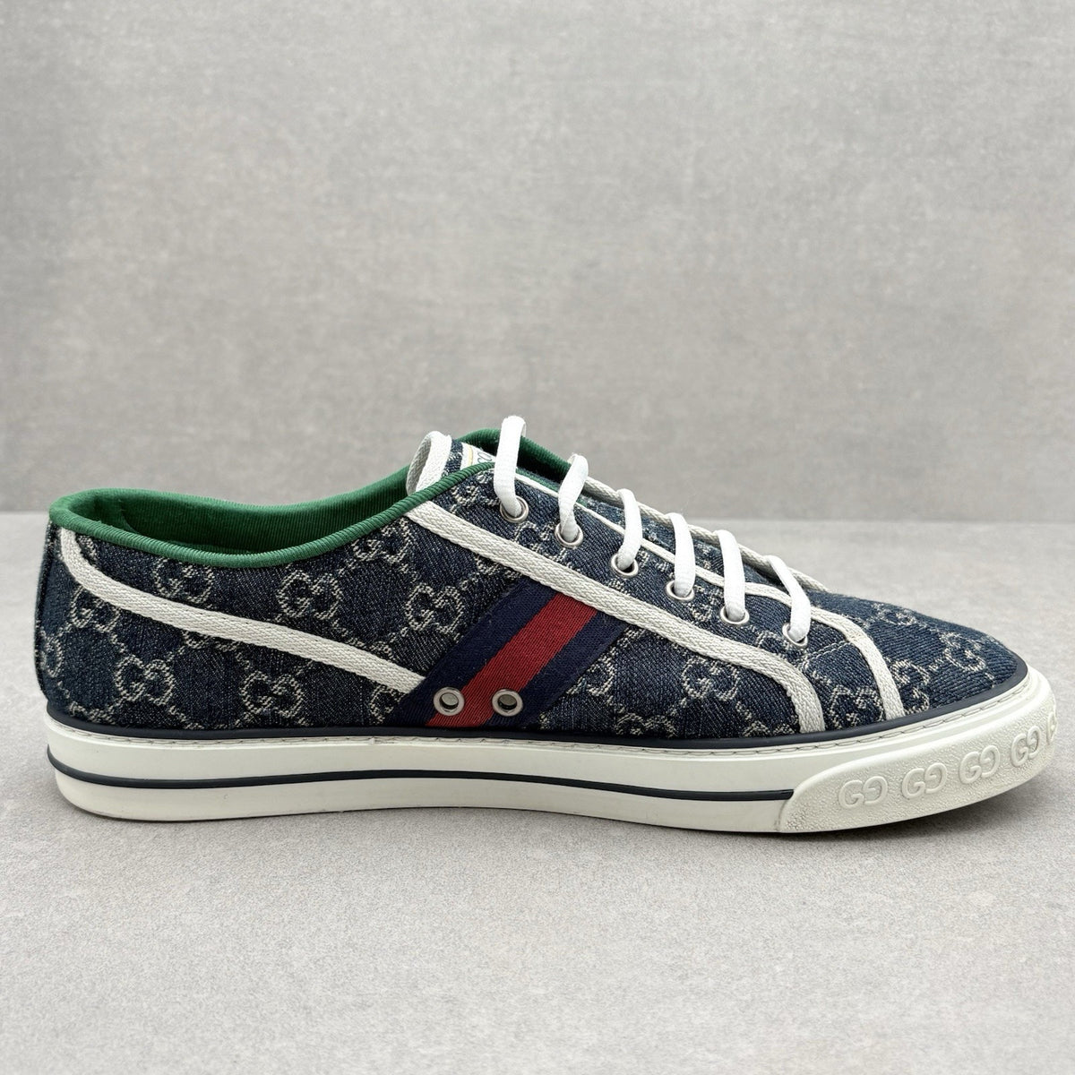 Tennis 1977 Denim GG Print Sneaker — photo 10