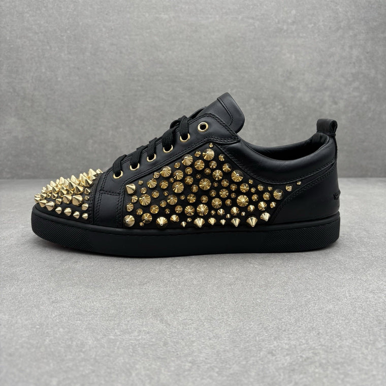 Low Spiked Sneaker Black Gold — photo 8