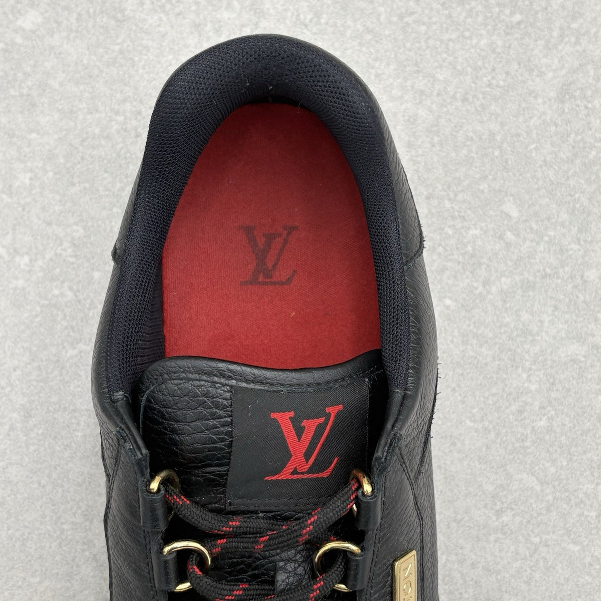 Hardware Calfskin Trainer Black Gold — photo 12