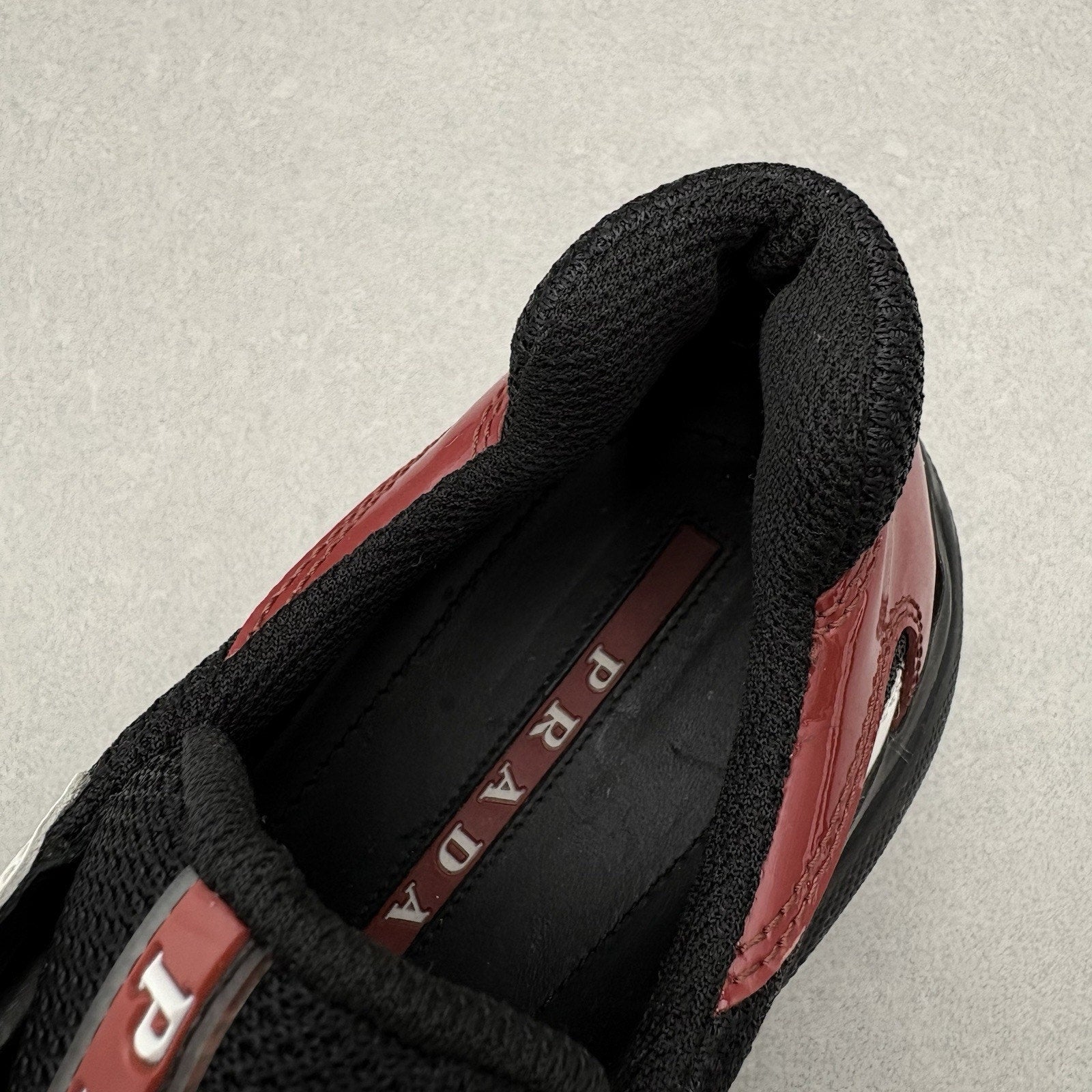 Prada Americas Cup ' Black White Red ' | Size 7 UK (8 US)