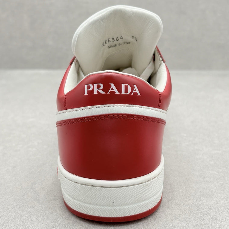 Downtown Leather Sneakers White Lacquer Red — photo 9