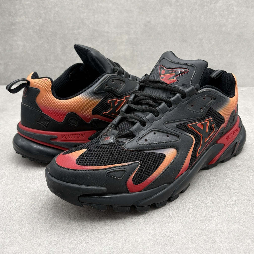 Louis Vuitton Tactic Runner ' Black Orange Red ' | Size 12 LV (13-13.5 US)