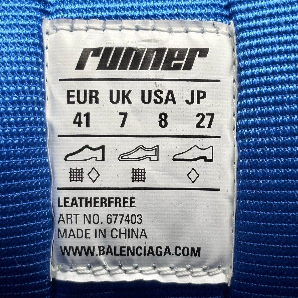 Runner Sneaker Blue Orange — photo 13