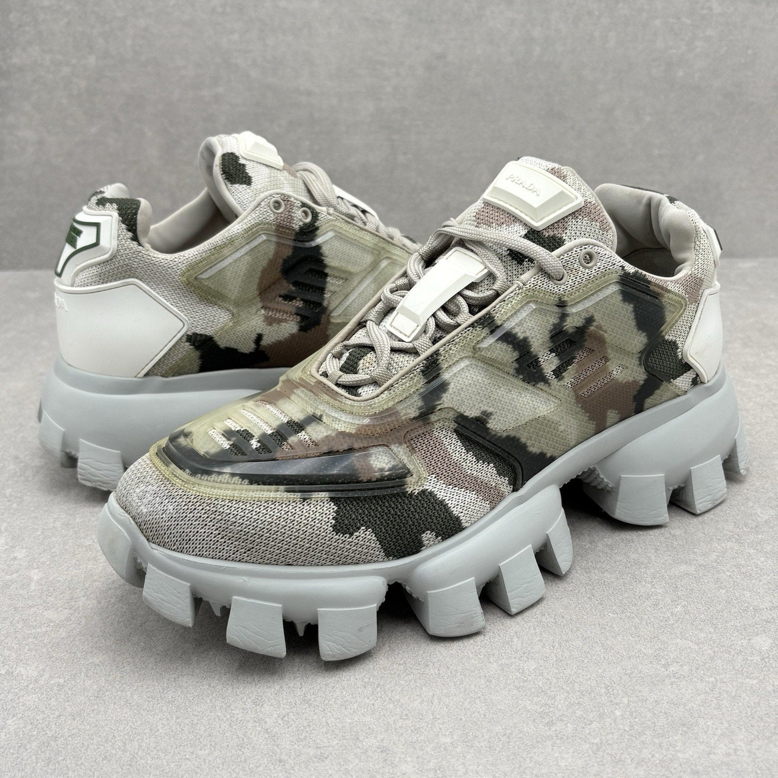 Prada Cloudbust Thunder ' Camo ' | Size 7.5 UK (8.5 US)
