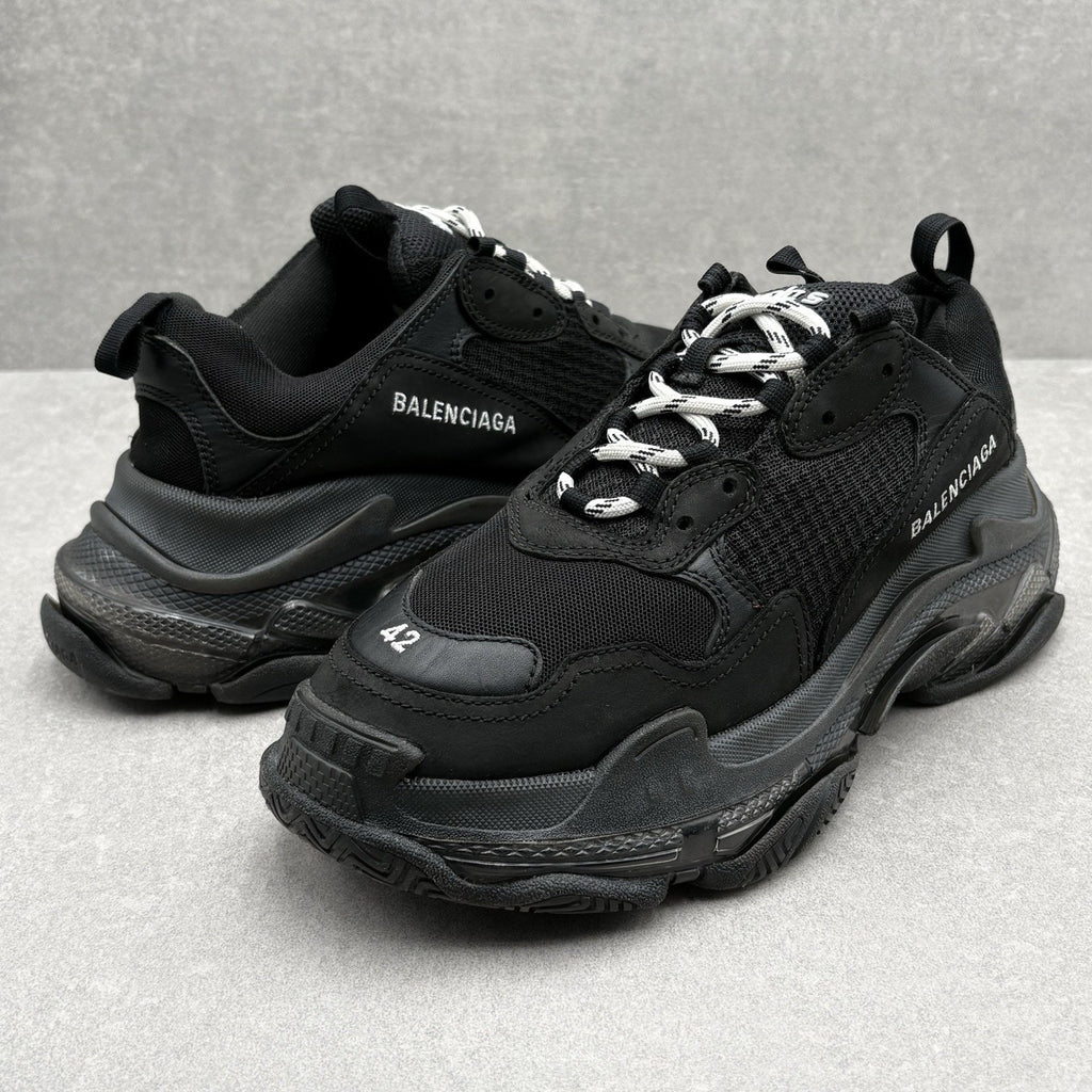 Balenciaga Triple S Clear Sole ' Black ' | Size 42 (9 US)