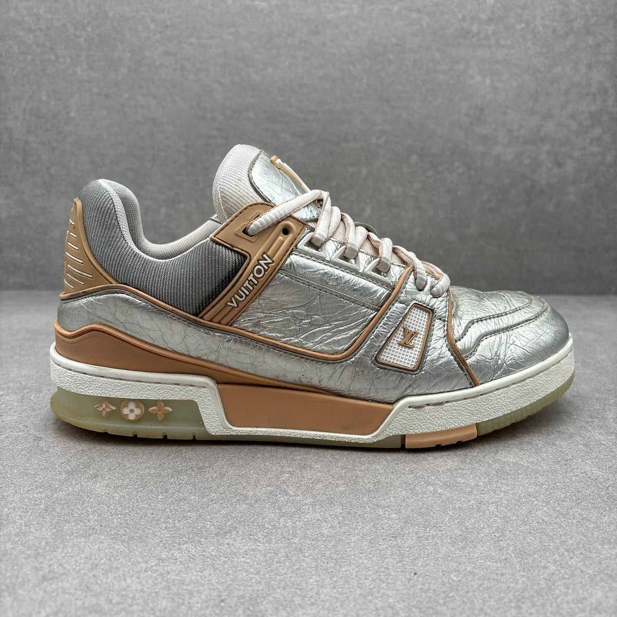 Trainer Metallic, Beige — photo 2