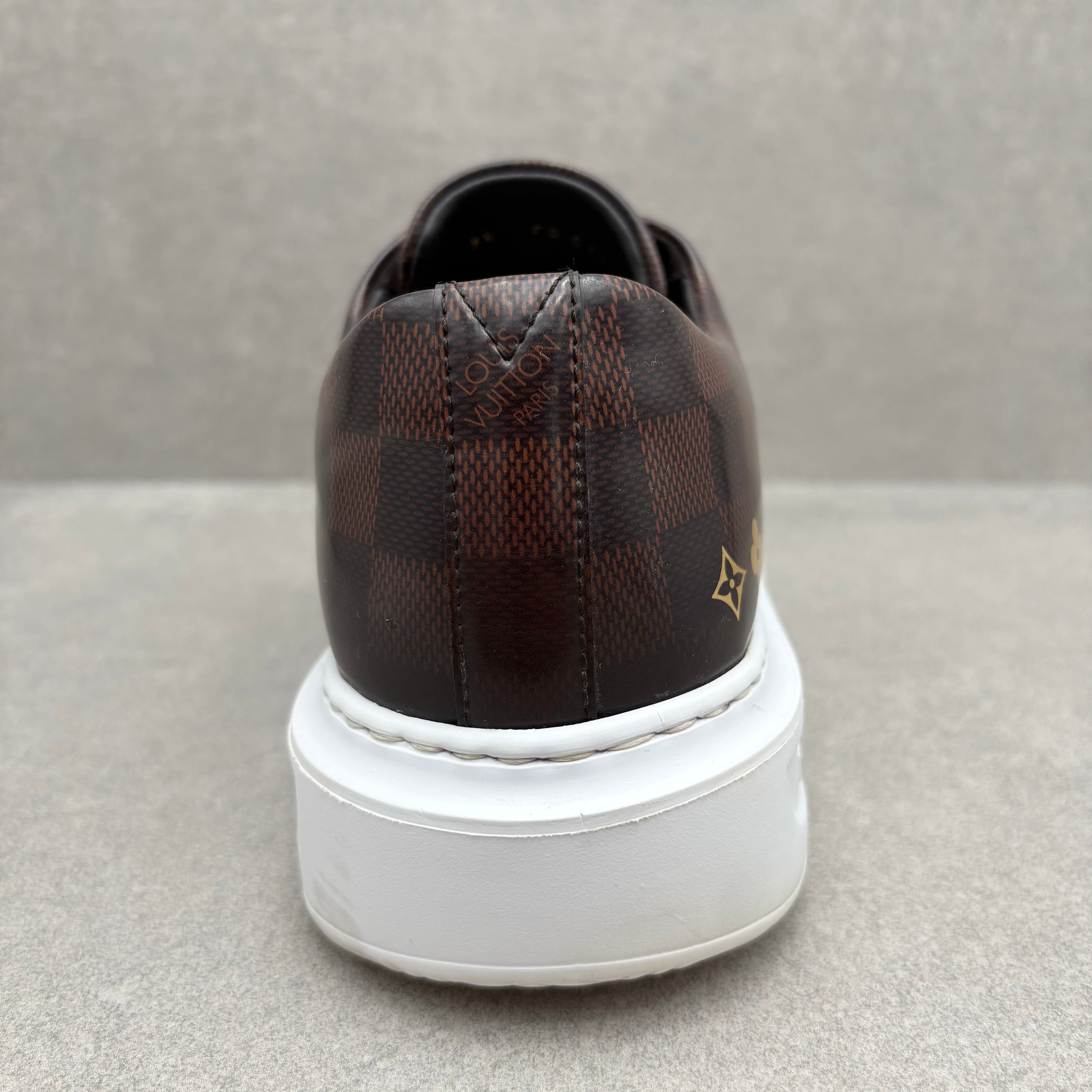 Louis Vuitton Beverly Hills Leather Sneaker ' Brown ' | Size 7.5 LV (8.5-9 US)