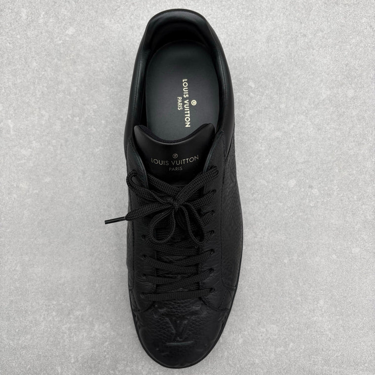 WORN ONCE! Louis Vuitton Luxembourg Monogram Sneaker Black — photo 11