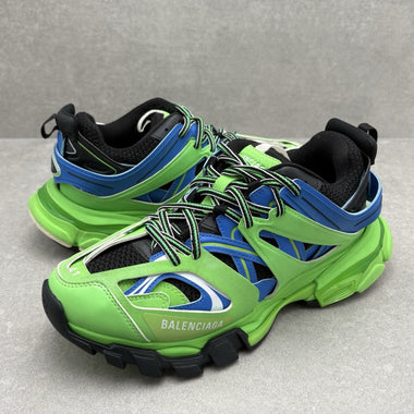 Track Sneaker Blue Green