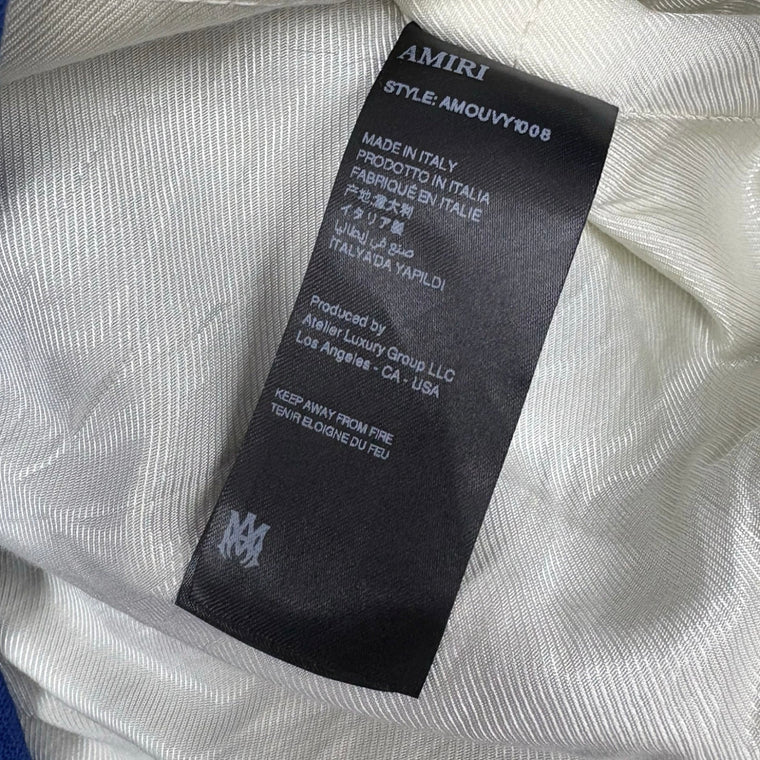 Amiri Dream Team Varsity Jacket Blue — photo 5