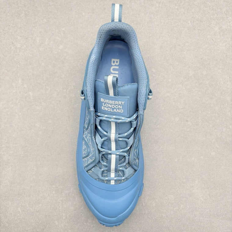 Arthur Low-Top Monogram Sneakers Blue — photo 5