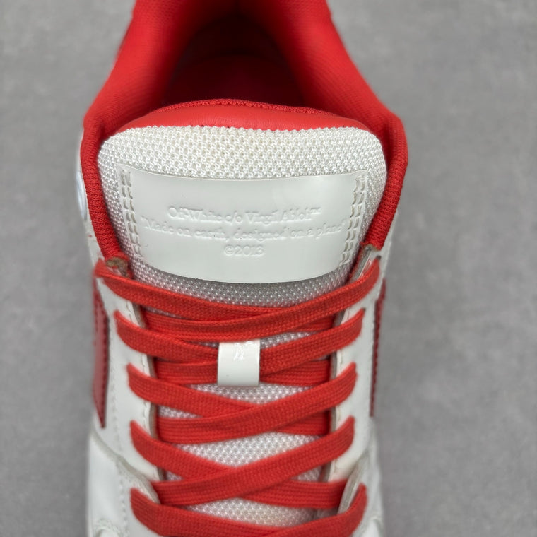 Off White Out of Office Patent Leather White Red — photo 6